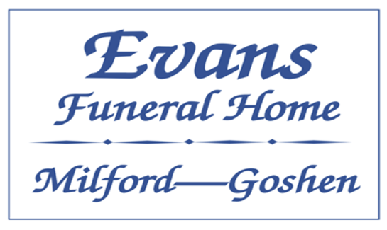 Evans Funeral Home in Milford and Goshen Logo
